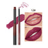 QIBEST 2Pcs Lipstick Lipliner Pen Set Matte Nude Lip Liner Pencil Waterproof Long Lasting Lipstick Pen Contour Makeup for Women
