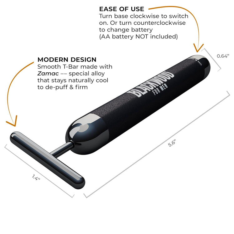 Eye Roller Facial Skincare Massager - Spa Jade Roller Alternative - Fights Puffy Eyes, Dark Circles, & Crow&