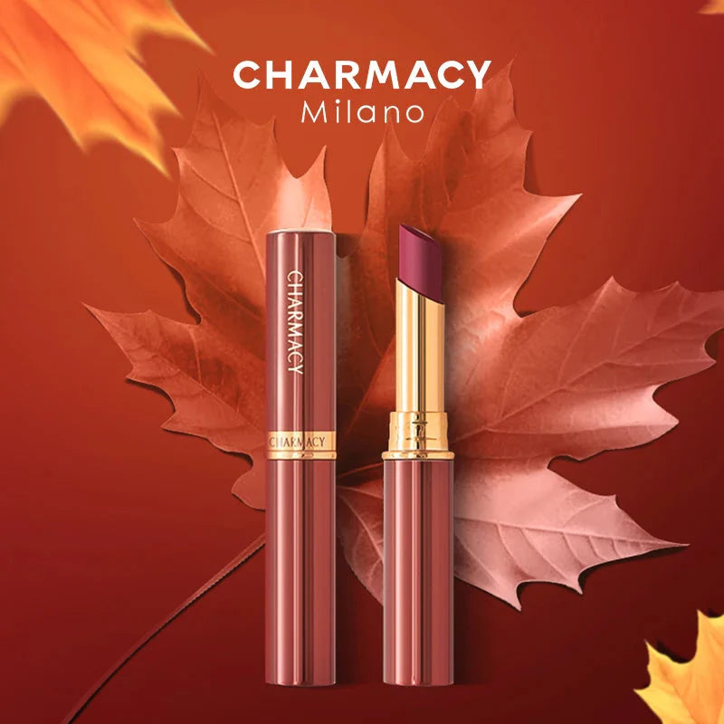 CHARMACY 16 Colors Waterproof Velvet Lipstick Easy to Wear Longstay Lip Stick Long-Lasting Matte Lip Makeup Cosmetic