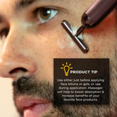 Eye Roller Facial Skincare Massager - Spa Jade Roller Alternative - Fights Puffy Eyes, Dark Circles, & Crow&