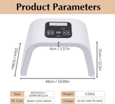 Infrared Light Therapy Led Facial Light Therapy Mask-Derma Plus, Photons Facial Skin Care Machine LED Beauty Mask Therapy Beauty Machine