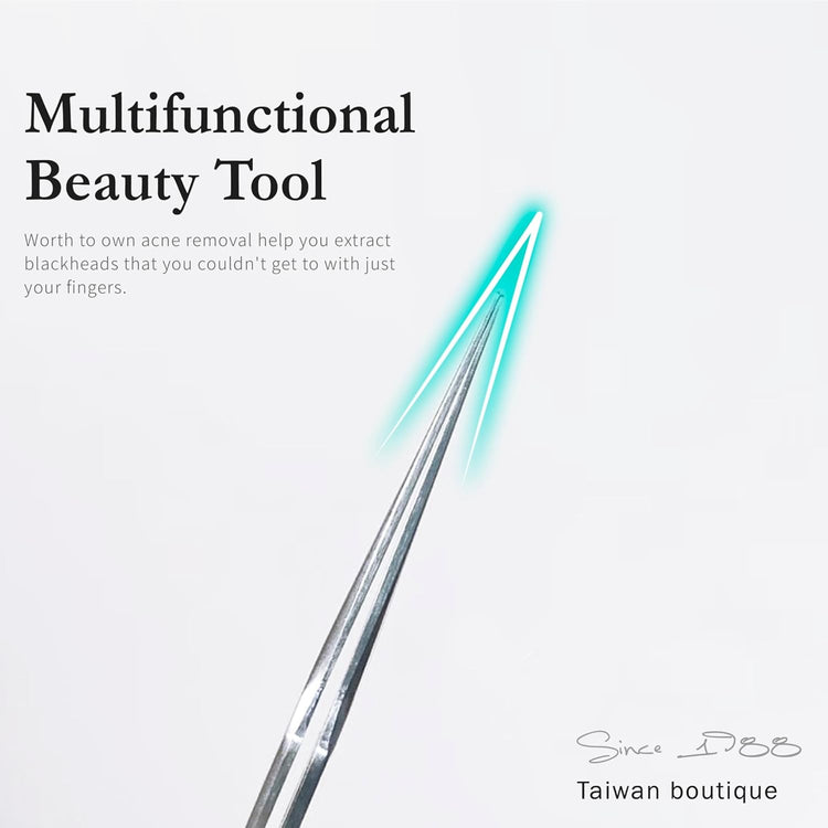 Stainless Steel Acne Clip-Blackhead Remover Tweezer