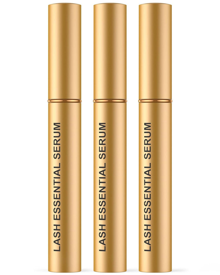 Natural Cosmetic Eyelash Serum for Longer, Thicker Lashes & Brows, Boost Lash Serum Vegan & Cruelty-Free - Niacinamide, Centella Asiatica Leaf Extract (15 Ml Gold)