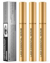 Natural Cosmetic Eyelash Serum for Longer, Thicker Lashes & Brows, Boost Lash Serum Vegan & Cruelty-Free - Niacinamide, Centella Asiatica Leaf Extract (15 Ml Gold)