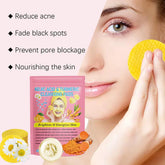 GlowClean™ Kojic Acid & Turmeric Exfoliating Pads – 40/50Pcs Daily Facial Cleansing & Skin Care